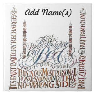 Carreau Notre Lit N'A Pas De Mal Côté