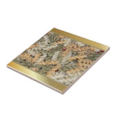 Carreau Nouilles Tourbillonnant en or (Côté)