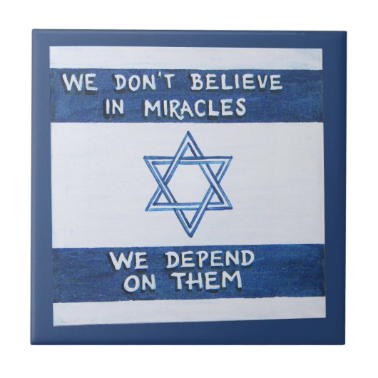 Carreau Nous Dépendons Des Miracles (Devant)