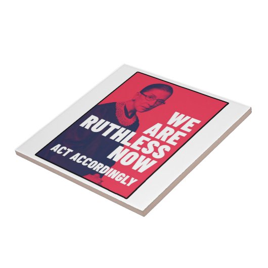 Carreau Nous sommes impitoyables maintenant - Agissez en c (Côté)