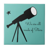 Carreau Nous sommes tous faits de citations de télescope S (Devant)