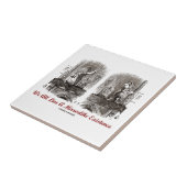 Carreau Nous tous vivons une existence comme un miroir (Côté)