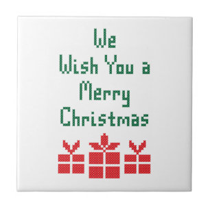 Carreau Nous vous souhaitons un joyeux Noël