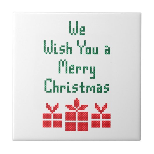 Carreau Nous vous souhaitons un joyeux Noël (Devant)