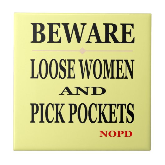 Carreau Nouvelle-Orléans Méfiez-vous des femmes libres (Devant)