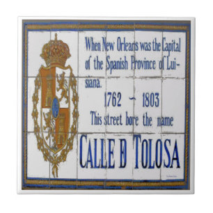 Carreau Nouvelle-Orléans Toulouse St Tile Mural