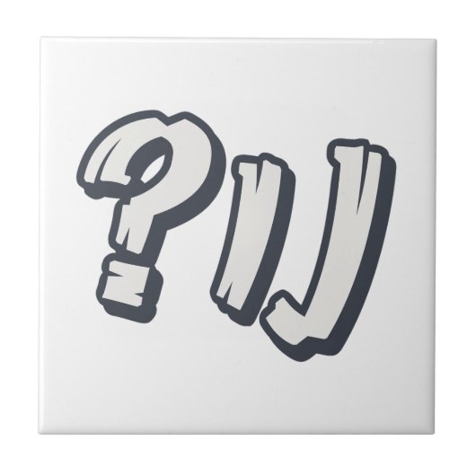 Carreau "NU ?" yiddish - L'expression juive parfaite (Devant)