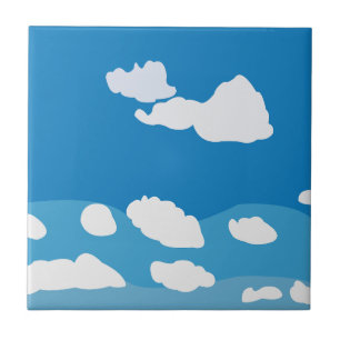 Carreau Nuage de Ciel Bleu
