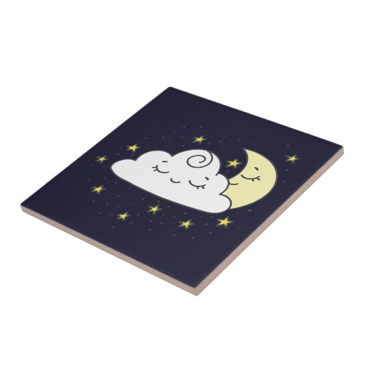 Carreau Nuage et lune (Côté)