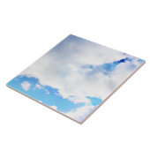 Carreau Nuages blancs et ciel bleu (Côté)