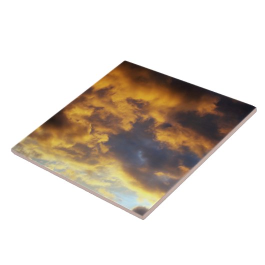 Carreau Nuages couchés de soleil (Côté)