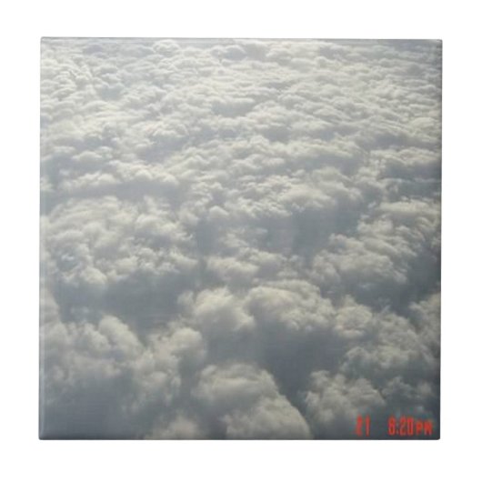 CARREAU NUAGES DE FLUFFE BLANC (Devant)