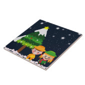 CARREAU NUIT DE NOËL (Côté)