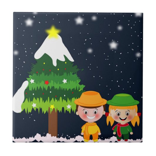 CARREAU NUIT DE NOËL (Devant)