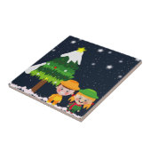 CARREAU NUIT DE NOËL (Côté)