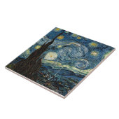 Carreau Nuit étoilée par Vincent van Gogh (Côté)