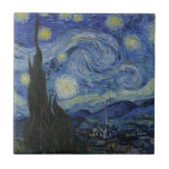 Carreau Nuit étoilée - Van Gogh<br><div class="desc">Van Gogh - Starry Night céramique</div>