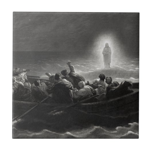 Carreau "Nuit sur la mer de Galilée" (Devant)