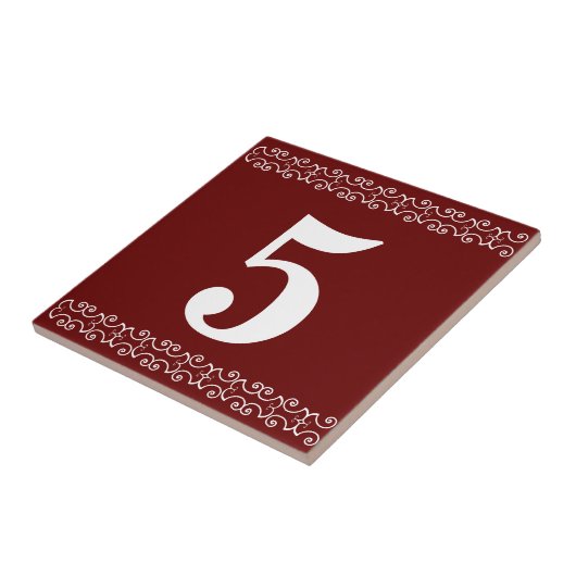 Carreau numérique victorien (Côté)