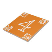 Carreau Numéro de la maison - Espagnol Blanc sur Carrelage (Côté)