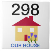 Carreau numéro de maison (Devant)