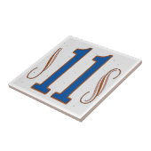 Carreau Numéro de maison 11 (Côté)