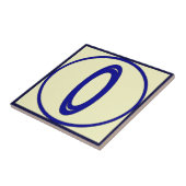 Carreau Numéro de maison de style français 0 (Côté)