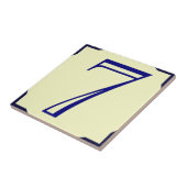 Carreau Numéro de maison de style français 7, modifier tex (Côté)