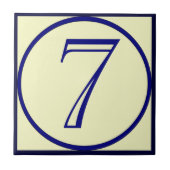 Carreau Numéro de maison de style français 7, modifier tex (Devant)