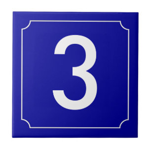Carreau Numéro de maison français