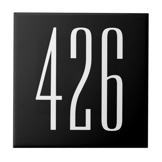 Carreau Numéro de porte (Devant)