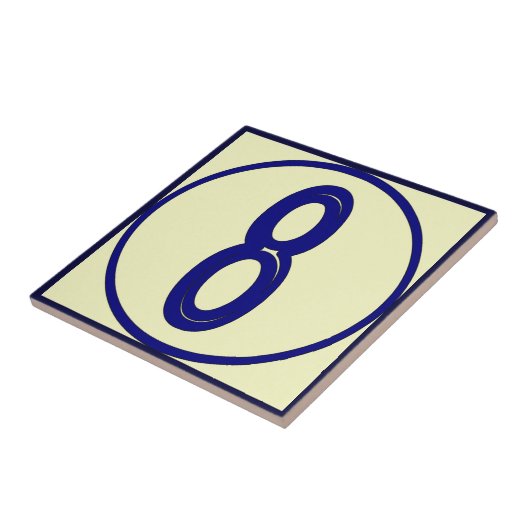 Carreau Numéro de style français 8 (Côté)