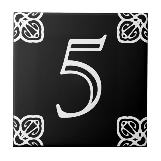 Carreau Numéro espagnol (Devant)