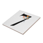 Carreau Numéros 7 Fleurs tropicales Carrelage en céramique (Côté)