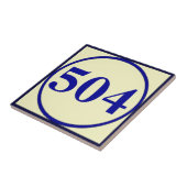 Carreau Numéros de maison de style français Personnaliser (Côté)