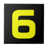 Carreau Numéros de maison funky (Devant)