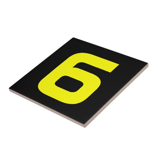 Carreau Numéros de maison funky (Côté)