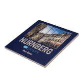 Carreau Nuremberg Bavière Vintage Allemagne Souvenir (Côté)
