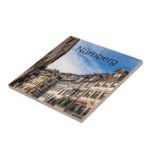 Carreau Nuremberg Cityscape Bavière Allemagne Souvenir (Côté)