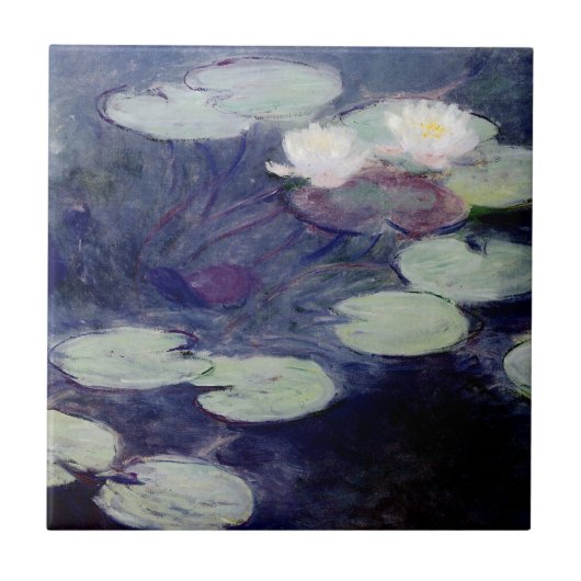 Carreau Nymphes d'eau roses : 1897-1899 par Monet (Devant)