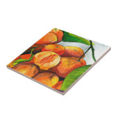 Carreau Oaquarelle mandarine (Côté)