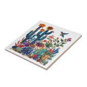 Carreau Oasis fleurie du désert (Côté)