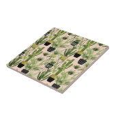 Carreau Oasis intérieure | Motif de ligne Plante (Côté)