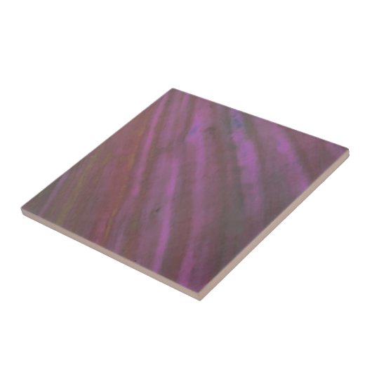 Carreau objet abstrait violet (Côté)