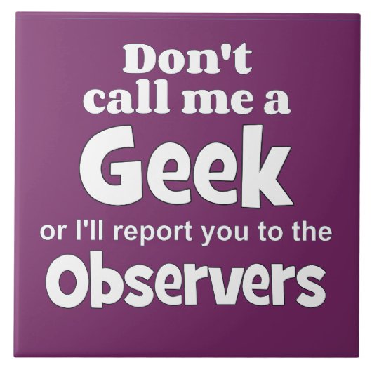 Carreau Observateurs geeks wf (Devant)