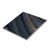 Carreau Obsidienne Goldsheen acajou (Côté)