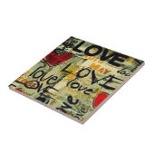 Carreau Obtenez un peu de graffiti d'amour (Côté)