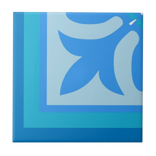 Carreau Ocean blues couleurs quartz (Devant)