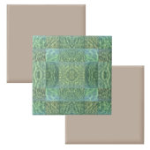 Carreau Ocean Green Blue Aquamarine Boho Chic