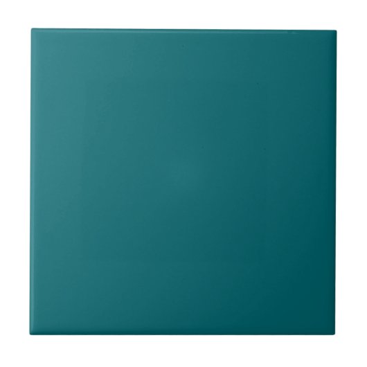Carreau Ocean Harbour Blue, Turquoise Jewel Tone Solid Col (Devant)